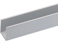 Arcansas U-profil alumínium 21 mm x 21 mm x 2000 mm ezüst Arcansas U-profil alumínium 21 mm x 21 mm x 2000 mm ezüst