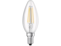 Osram LED-izzó E14 gyertya alakú 4 W semleges fehér 470 lm 10 cm x 3,5 cm Osram LED-izzó E14 gyertya alakú 4 W semleges fehér 470 lm 10 cm x 3,5 cm
