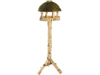 Madáretető mohatetővel és lábbal Madáretető mohatetővel és lábbal