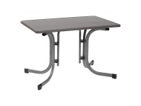 Vigo kerti asztal téglalap alakú szürke 70 cm x 110 cm