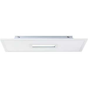 Téglalap alakú, fehér LED mennyezeti lámpa Movida 60x30 cm a Brilliant-tól. Okos lámpa távirányítóval.