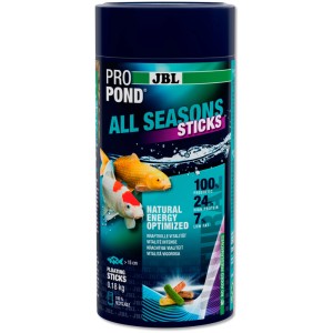 JBL Pro Pond All Seasons Sticks haltáp granulátum tavi halaknak, úszó.