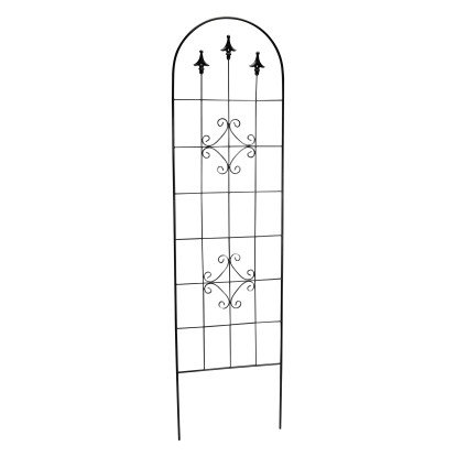 Legyező alakú futtatórács, 180 cm, sötétszürke