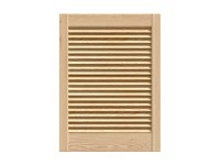Nyitott lamellás fenyőajtó 606 mm x 444 mm
