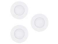 Eglo Fueva-Z süllyesztett LED-es lámpa 3 darabos készlet fehér Tunable White Eglo Fueva-Z süllyesztett LED-es lámpa 3 darabos készlet fehér Tunable White