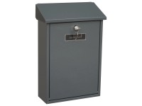 Acéllemez postaláda fekete