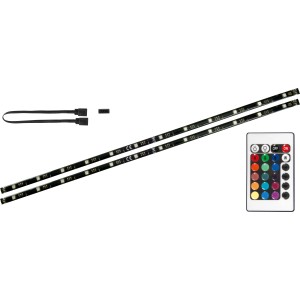 LED szalag Flexband RGB 1 m távirányítóval és tartozékokkal a rugalmas világításhoz.