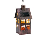 LED-es napelemes dekorlámpás ház 20,5 cm x 10 cm x 10 cm LED-es napelemes dekorlámpás ház 20,5 cm x 10 cm x 10 cm