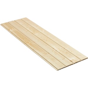 Kezeletlen Softline profilfa, 14x121x3000 mm, lucfenyő/fenyő fal- és mennyezetburkolathoz.