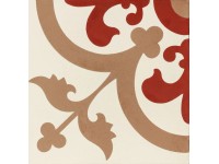 Dekorcsempe Marokko Martil kék piros 20 cm x 20 cm