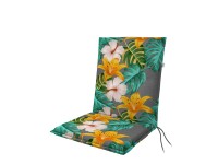 Doppler alacsony háttámlájú párna liliom mintával 100 cm x 48 cm x 6 cm