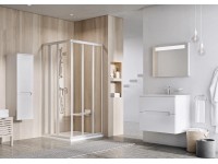 Zuhanykabin ASRV3-90+ASRV3-90 szatén + Átlátszó Zuhanykabin ASRV3-90+ASRV3-90 szatén + Átlátszó