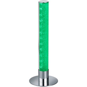 Modern Leia LED asztali lámpa kristály hatással, meleg fehér fény, távirányító. Design asztali lámpa a nappaliba.