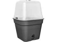 Elho Green Basics All-in-One ültetőcserép fekete 19,5 cm x 19,5 cm x 16,5 cm