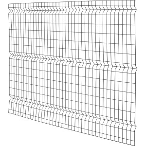 Antracit 3D szimpla kerítés, 150 x 200 cm, a kerthez.