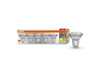 Osram LED-izzó GU10 2,6 W melegfehér 230 lm 5 db 5,2 cm x 5 cm (Ma x Át)