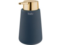 Baliv szappanadagoló kerámia zöld-arany