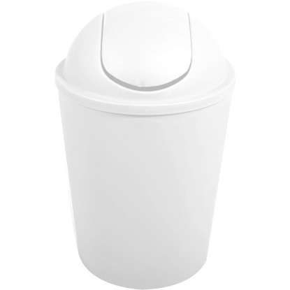 MSV lengőfedeles szemetes fehér 5,5 l