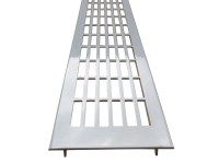 Döllken Profiles szellőzőrács 50 cm x 7 cm ezüst