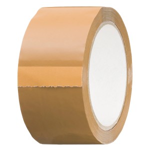 LUX Barna csomagolószalag, 66 m x 50 mm, ragasztószalag tekercs dobozok csomagolásához.