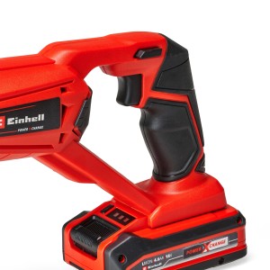 Einhell Power X-Change TE-AP 18 Li-Solo akkus univerzális fűrész (akku nélkül). Kompakt orrfűrész piros és fekete színben.