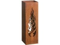 Gartenfreude mécsestartó 16 x 16 x 50 cm láng rozsdaszínű