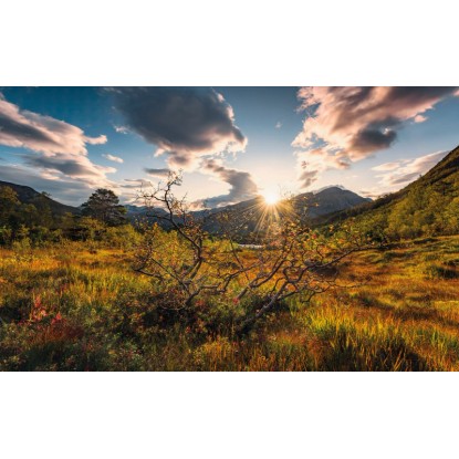 Vlies fotótapéta Norwegische Herbstwelten 450 cm x 280 cm