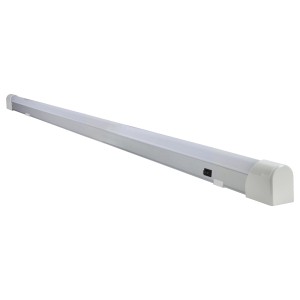 Szürke E2 Elektro LED fénycsík Base Switch M, 20 W, pult alá szerelhető, be/ki kapcsolóval.