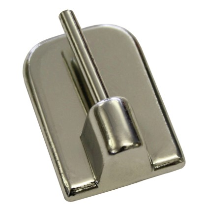 Öntapadós vitrázsakasztó 11 mm magas króm