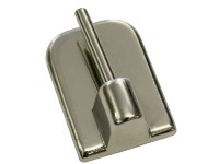 Öntapadós vitrázsakasztó 11 mm magas króm