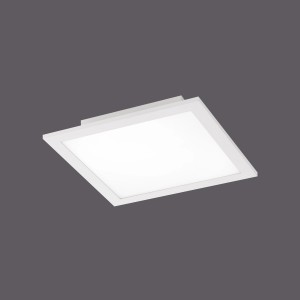 Fehér, applikációval vezérelhető Just Light Lolasmart-Flat LED panel, 30x30 cm.