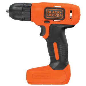 Black+Decker BDCD8 Solo akkus fúró-csavarozó, narancs/fekete. Kompakt akkus csavarhúzó fúráshoz és csavarozáshoz.