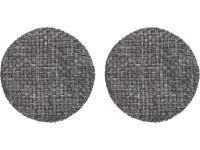 Mágneses gombok fali párnákhoz 2 db szövet sötétszürke Mágneses gombok fali párnákhoz 2 db szövet sötétszürke