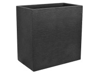 Virágcserép Kubus négyszögletes 60 cm x 26 cm x 60 cm antracit
