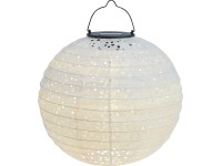 Napelemes dekorlámpa Pellaro LED fehér 25 cm átmérő x 25 cm