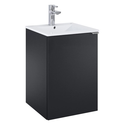 Roca Cheese 2.0 mosdó alatti szekrény 1 ajtóval 40 cm fekete matt