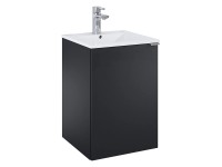 Roca Cheese 2.0 mosdó alatti szekrény 1 ajtóval 40 cm fekete matt