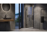 Zuhanyajtó COOL COSD1-90 fekete + transparent Zuhanyajtó COOL COSD1-90 fekete + transparent