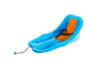 Babaszánkó háttámlával 74 cm x 38 cm x 33 cm Kék