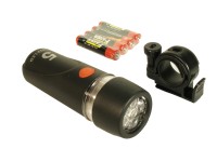 Elemes első lámpa kerékpárra 5 Led + elem Elemes első lámpa kerékpárra 5 Led + elem