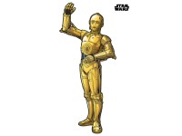Komar öntapadó nemszőtt fotótapéta Star Wars XXL C-3PO 127 cm x 200 cm