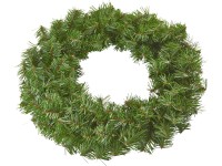 Mű fenyőkoszorú 40 cm zöld