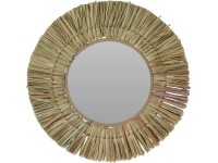Raffia tükör 42 cm átmérő natúr Raffia tükör 42 cm átmérő natúr