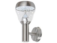 Rábalux Amalfi kültéri fali lámpa szatin króm LED 8W 760lm 4000K IP44