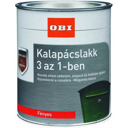 OBI kalapácslakk sötétzöld 3 az 1-ben 0,75 l