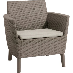 Keter 259060 Salemo Duo műrattan kerti fotel (2 db) - cappuccino-homok