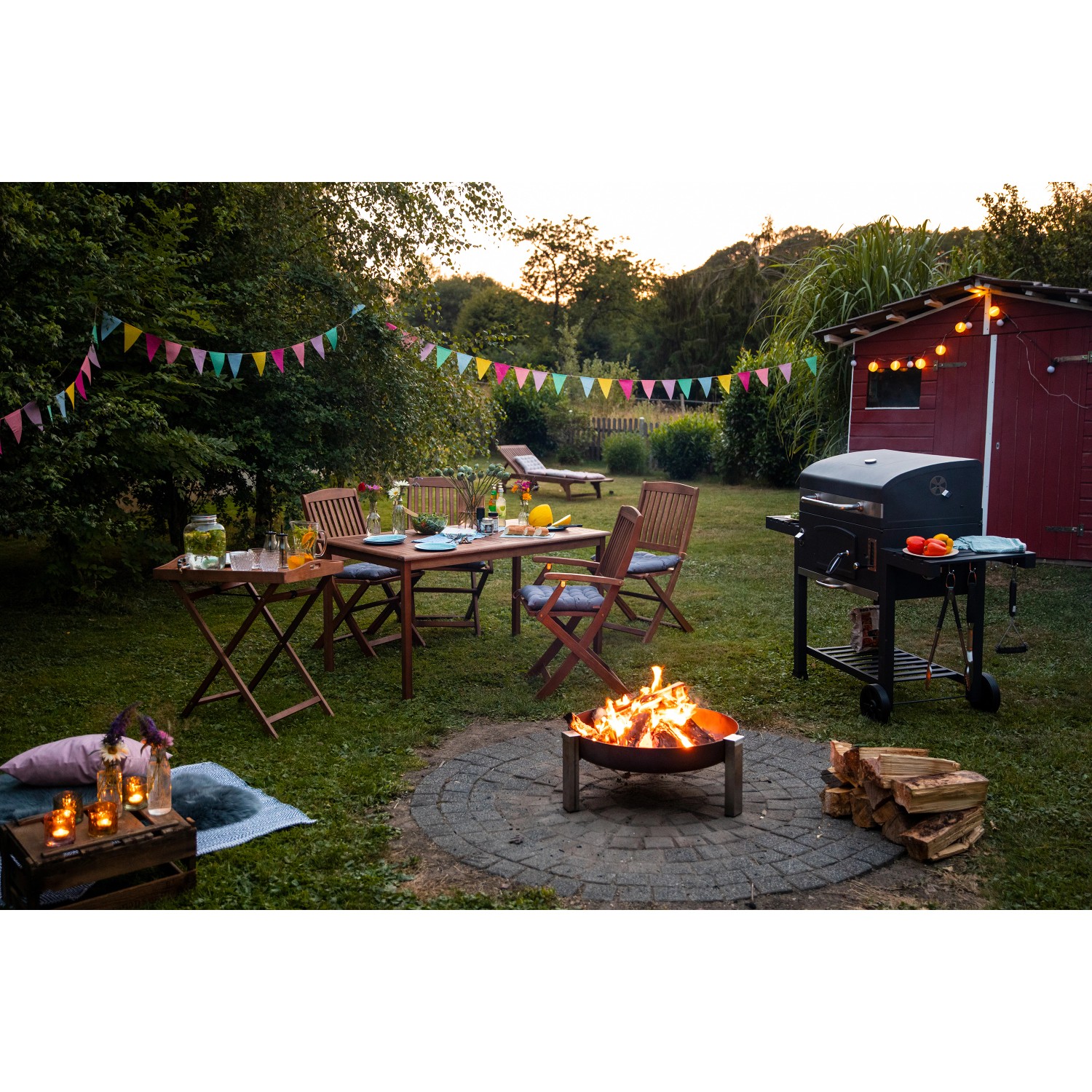 Jamestown Jaxon XL faszenes grillkocsi vásárlása - OBI