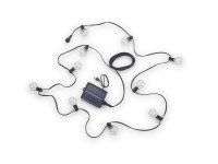 Reality kültéri fénylánc Mood Solar Hybrid 10x1WE27