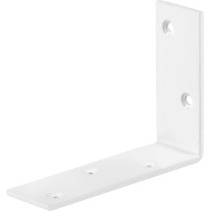 Fehér, porszórt szerkezeti szög, 100x75x30 mm, könnyű fa szerkezetekhez.