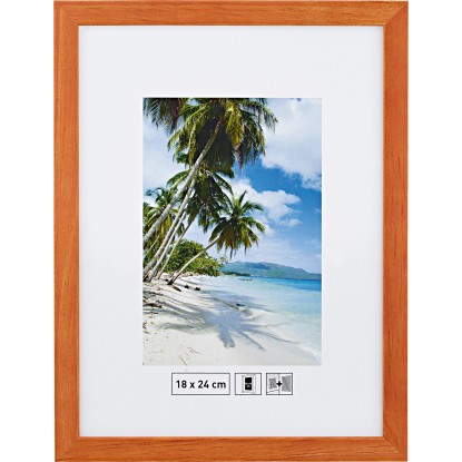 Fa képkeret  éger  sima  18 cm x 24 cm